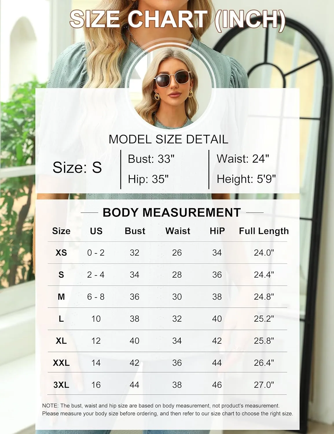 BMJL Womens Dressy Casual Blouses Business Tops Short Sleeve Shirts Work Tops Cute Puff Sleeve Blouses