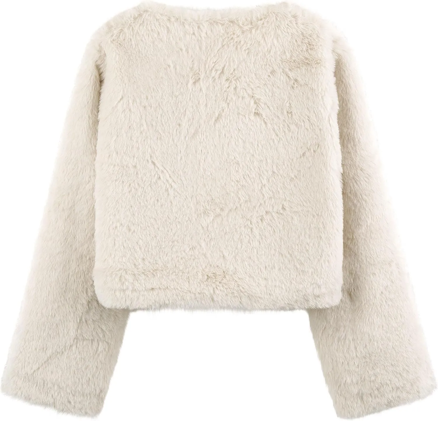 BOLEROSE Girls Cozy Faux Fur Childrens Kids Bolero Shrug Jacket Coat