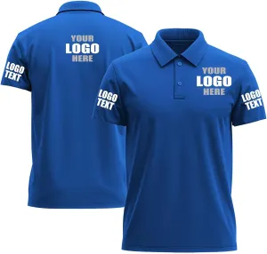 Custom Polo Shirts Desgin Your Own Embroidered Print Customized Text/Logo/Photo Personalized Golf Work Polo FrontBack