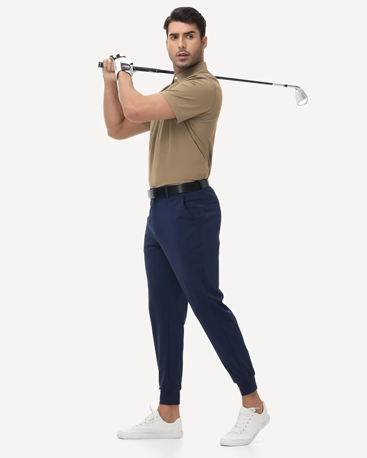 Golf Shirts for Men - Mens Polo Shirts Work Slim Dri Fit Short Sleeve, UV Protection Athletic Men Polo Shirt Moisture Wicking