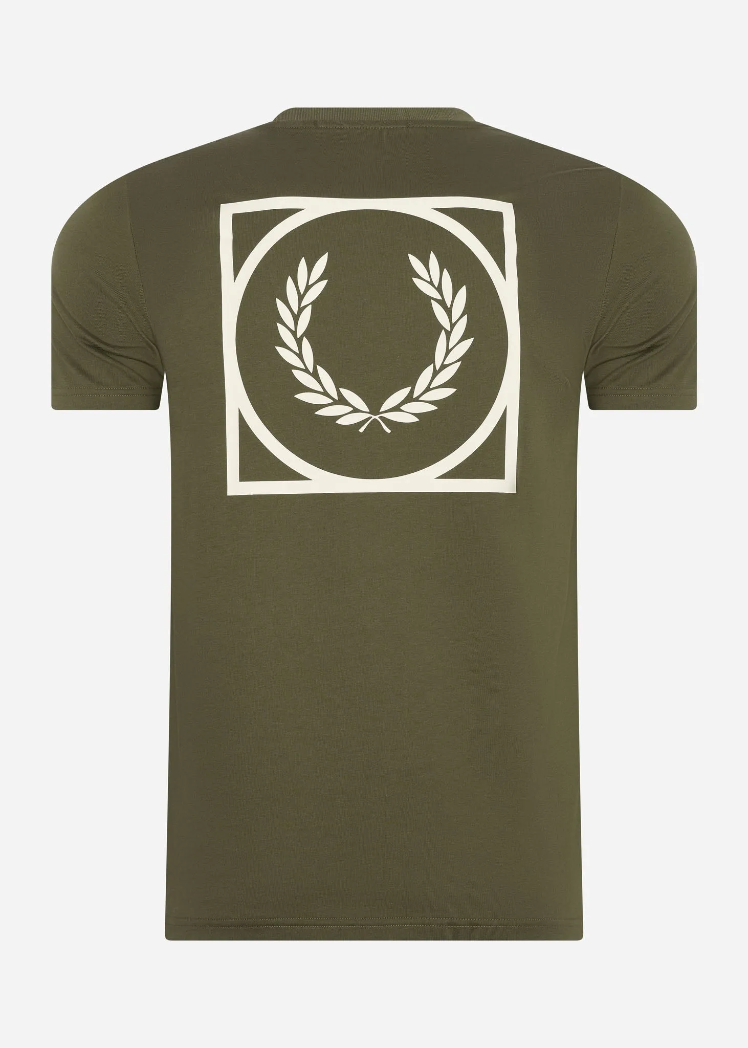 Graphic print t-shirt - military green