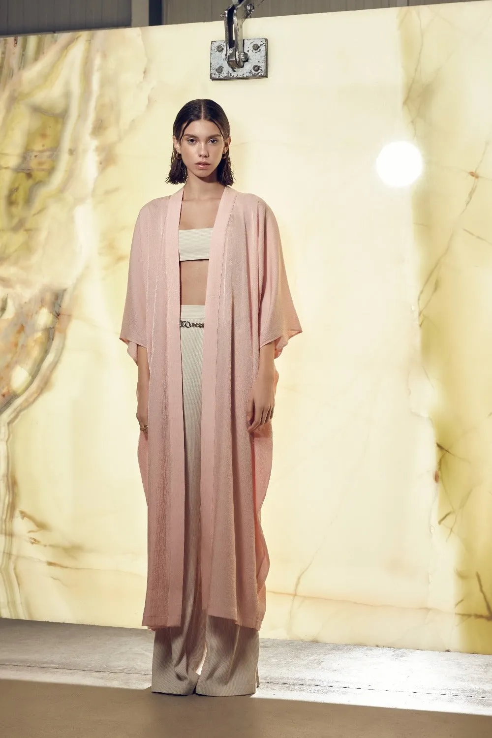 Rache Kaftan in Salmon Pink
