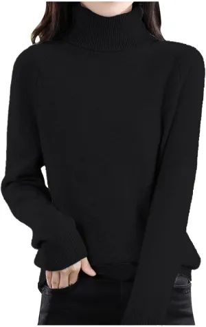 SERYU Cashmere Sweaters for Women Turtleneck Long Sleeve Merino Wool Sweater Women 2025 Spring Soft Sweater Pullover