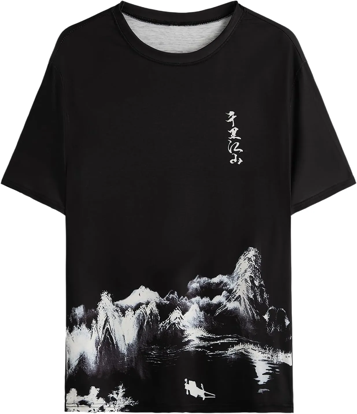 SOLY HUX Men's Graphic Print Tees Vintage T-Shirts Crewneck T Shirts Short Sleeve Casual Summer Shirt