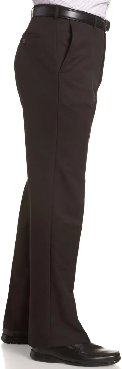 Sportoli Men's Cool Classic Fit Hidden Expandable Waist Plain Front Dress Pants