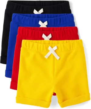 The Children's Place Baby Girls' and Toddler Tie Front Denim Pull On Shorts
