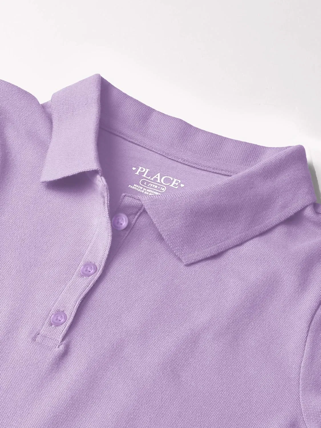The Children's Place Girls' Short Sleeve Ruffle Pique Polo