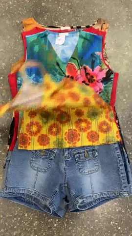 The Summer Chick x Y2K Tops And Shorts(RX-699)