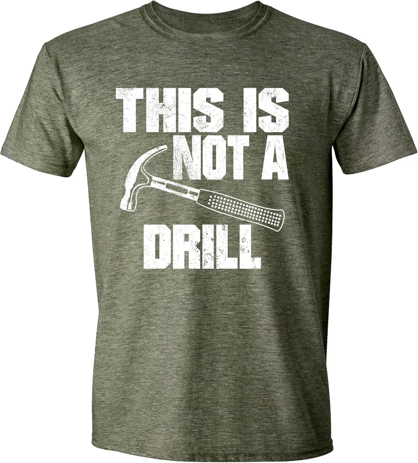 This is Not a Drill Mens T Shirts, Joke Humor Graphic Tee Shirts, Mens Dad Grandpa Shirt