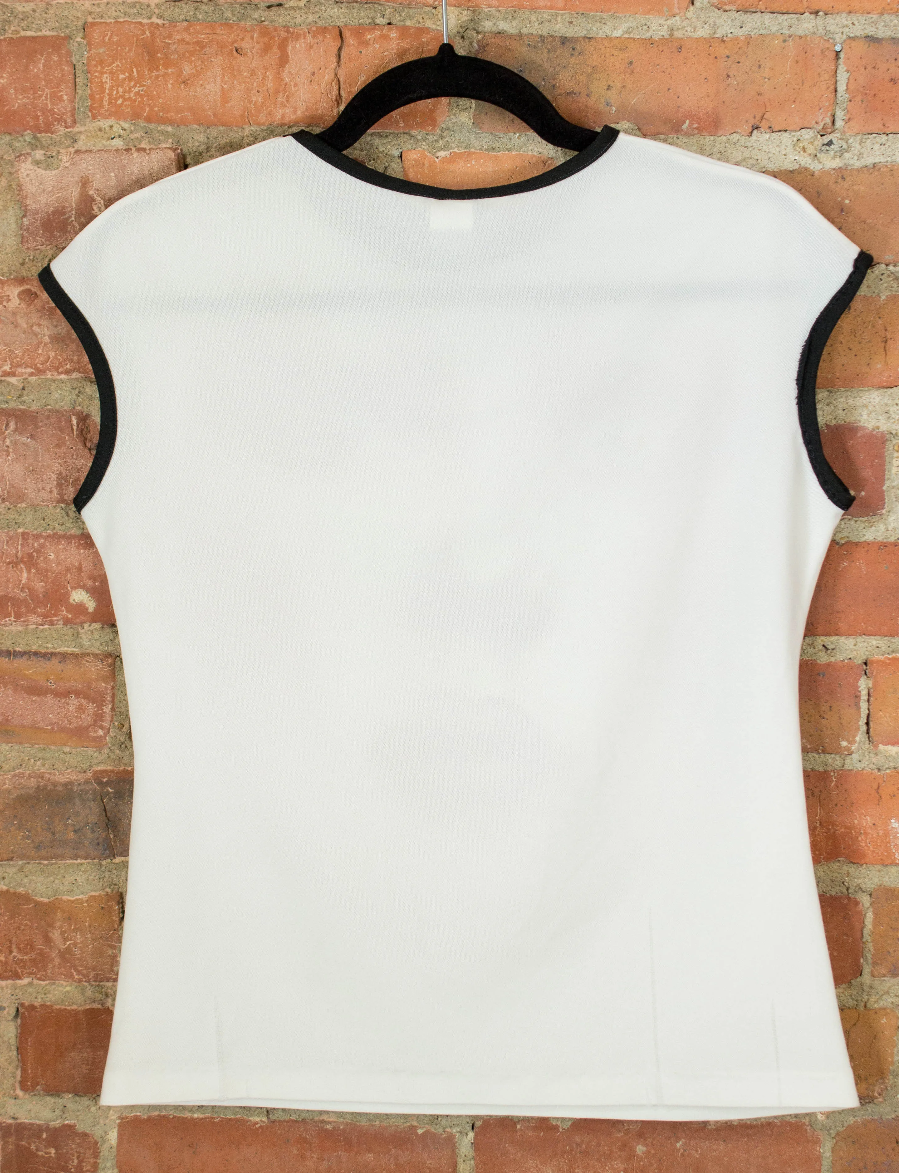 Vintage 1976 Body Language Air Brushed Sleeveless Polyester Graphic T Shirt Unisex Medium-Large