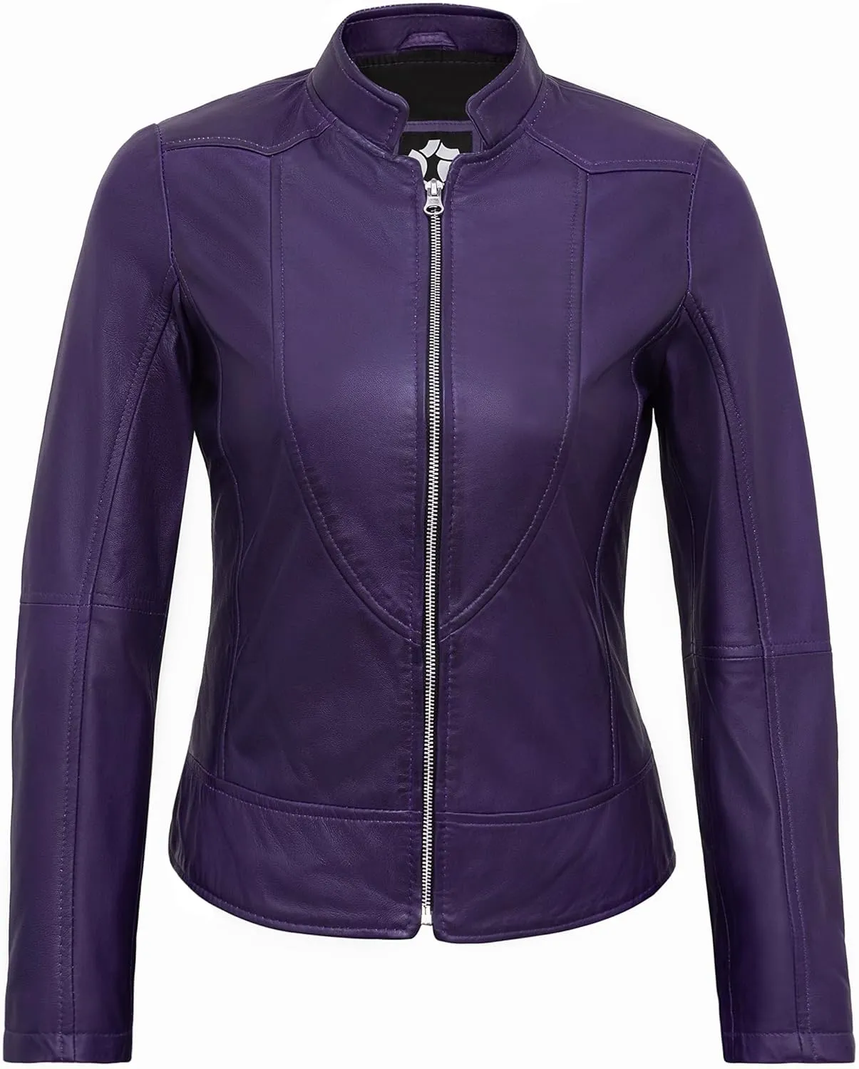 Womens Leather Jackets - Real Lambskin Stylish Motorcycle Leather Coat Women